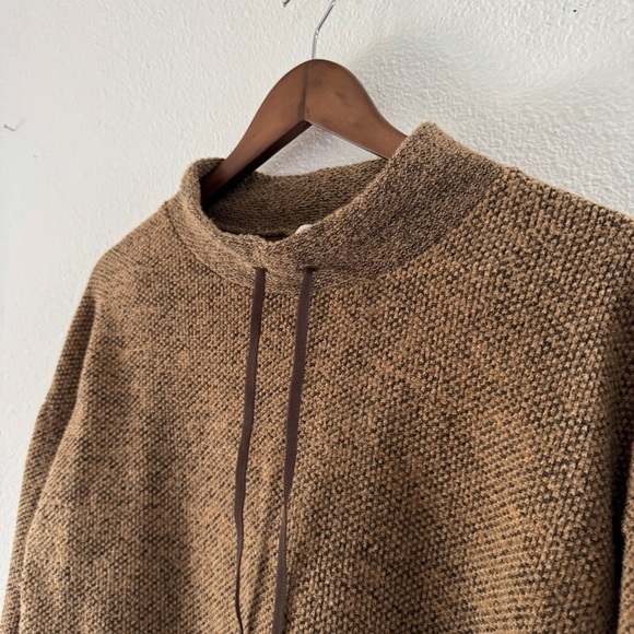 Buckle BKE Pullover Sweater Mock Neck French Terry Balloon Sleeve Academia Small - Picture 4 of 16